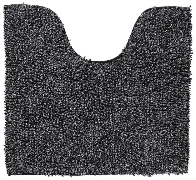 Sealskin Misto Toiletmat Katoen 55x60 cm Zwart 294617019