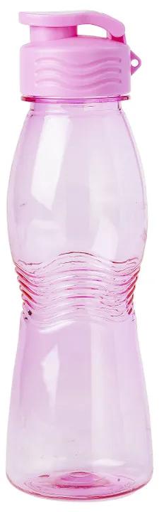 Drinkfles flip-top - roze - 750 ml