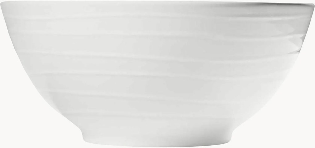 Handgemaakte schaal White-flamed