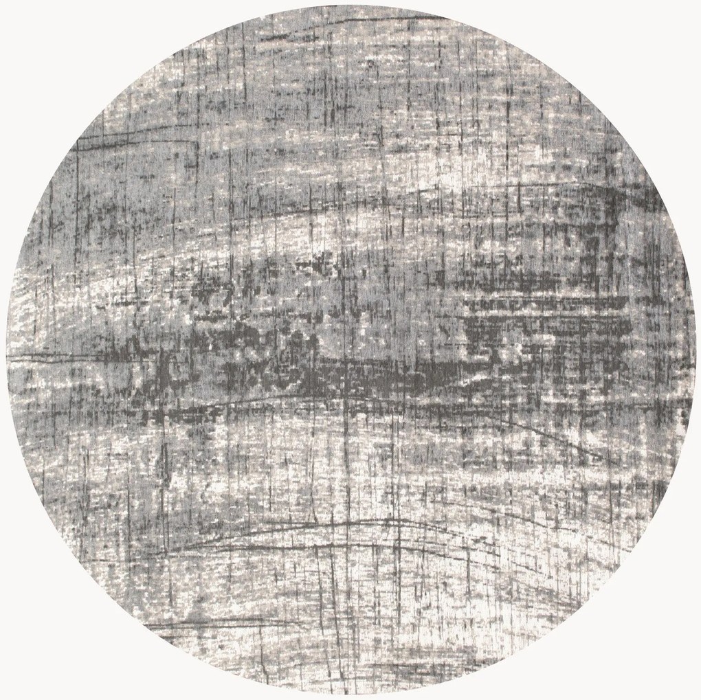 Wasbaar rond jacquard indoor & outdoor vloerkleed Griff