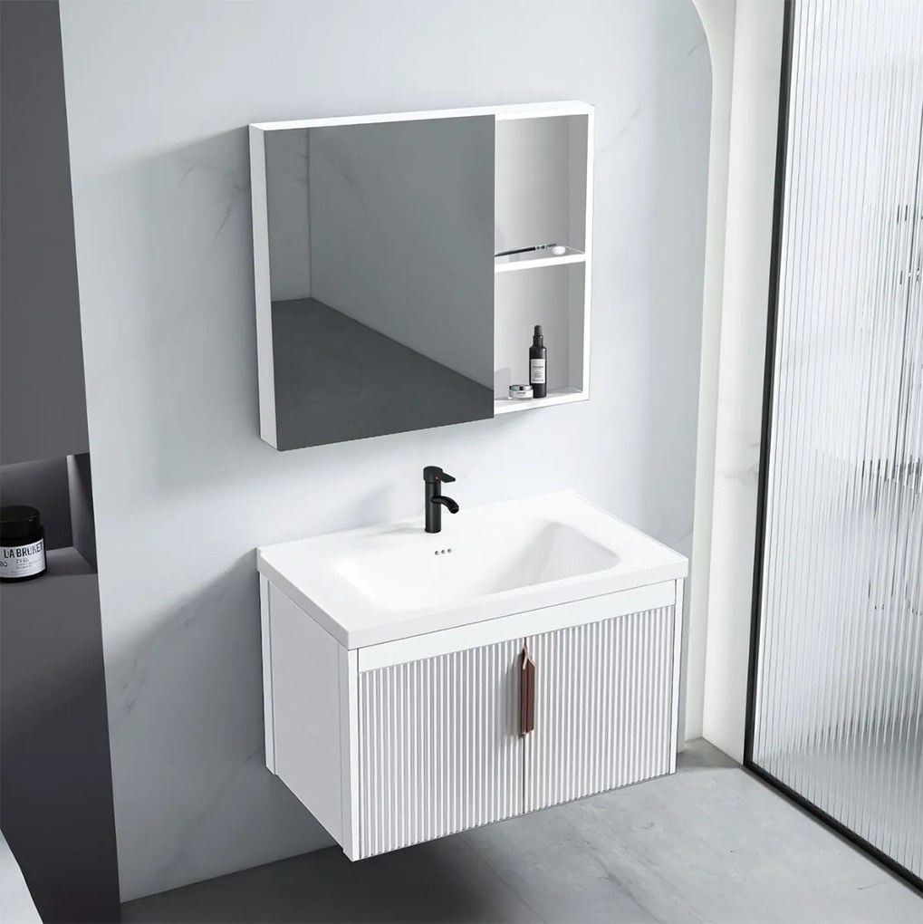 Badkamermeubelset met wastafel Astor 60cm White