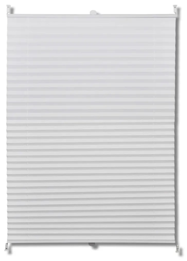 vidaXL Plisséjaloezie 60x150 cm wit