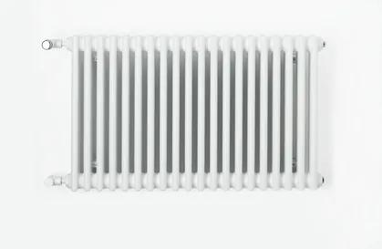 Charleston radiator 500x460 mm. as=onderzijde 384w wit ral 9016