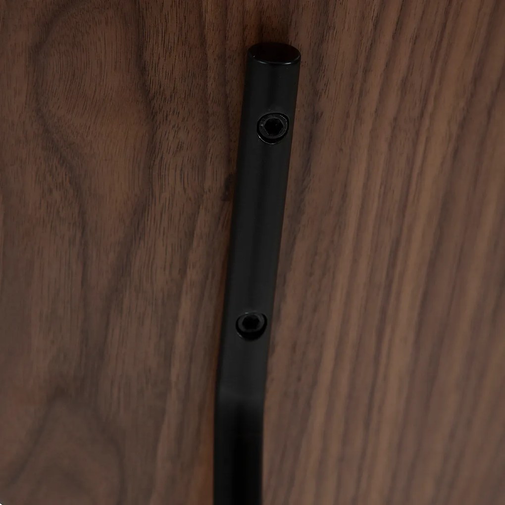 Dan-Form Clementina Design Eetkamerstoel Walnoot En Leer