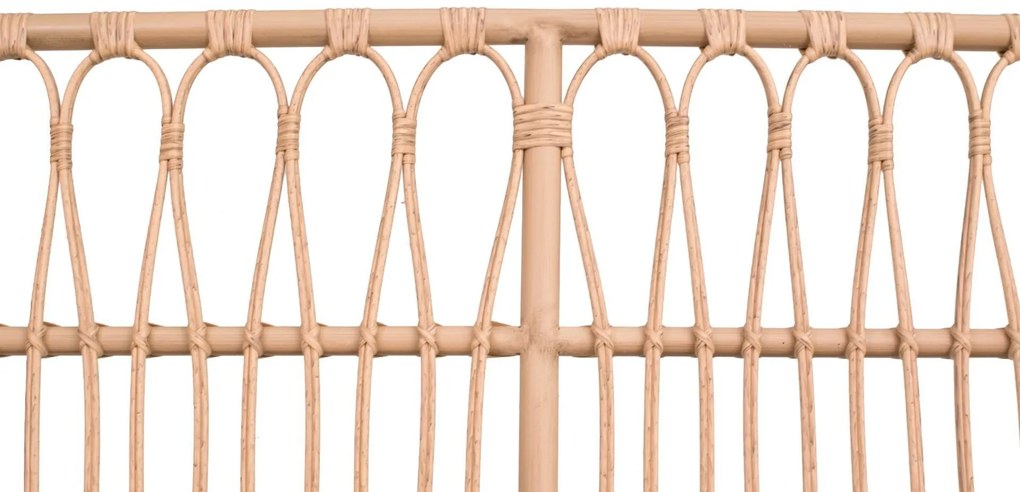 The Outsider Stoel-Bank Loungeset - Lenco - Bamboo Look - Lichtgrijs - Wicker - The Outsider