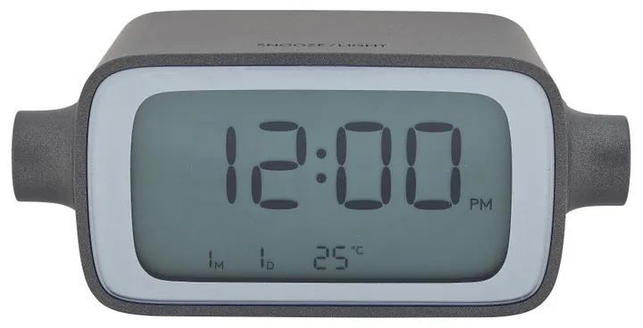 Lexon alarm clock rotation LR135 - donkergrijs