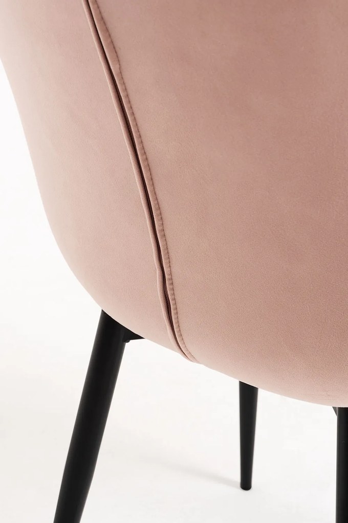 Set 4 Cade Fluwelen Stoelen