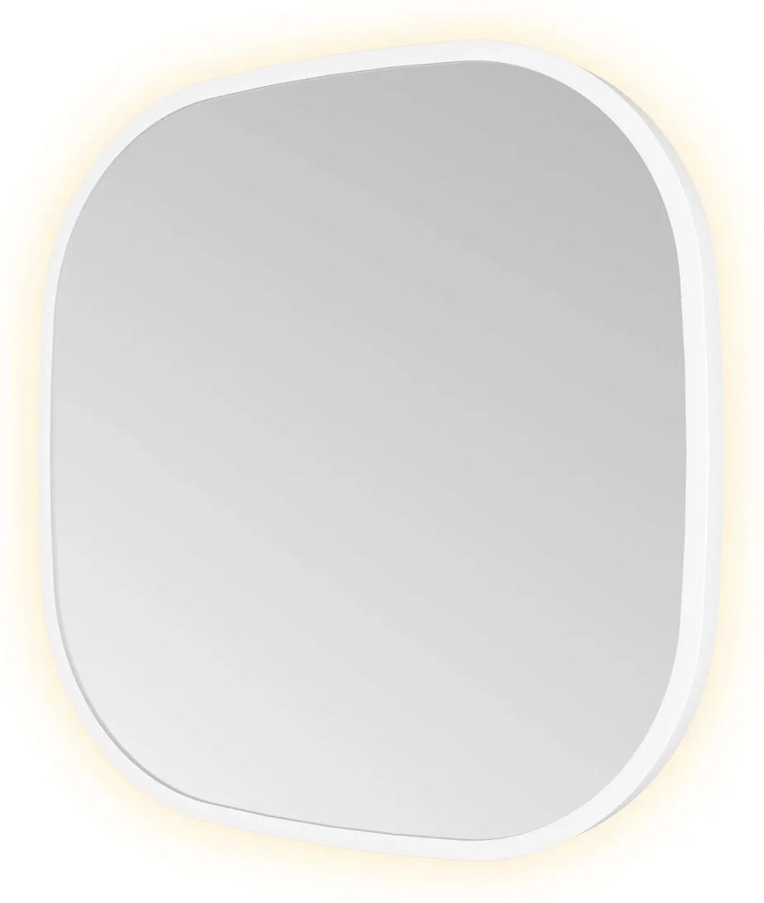 Hotbath &More Contour spiegel deens ovaal 40x40cm wit mat