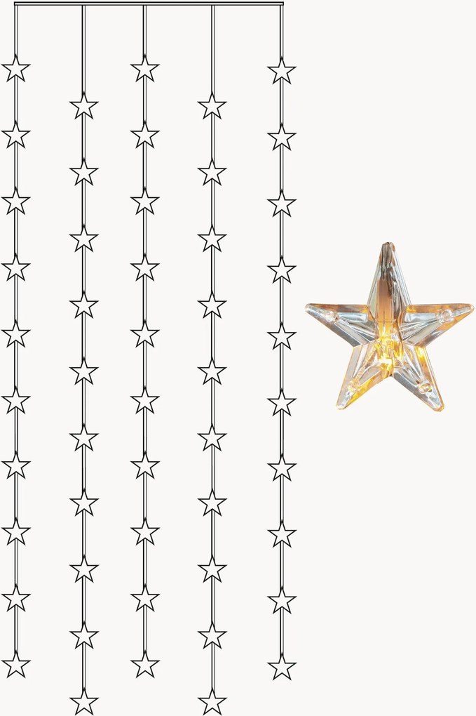 Kerst LED lichtslinger Star