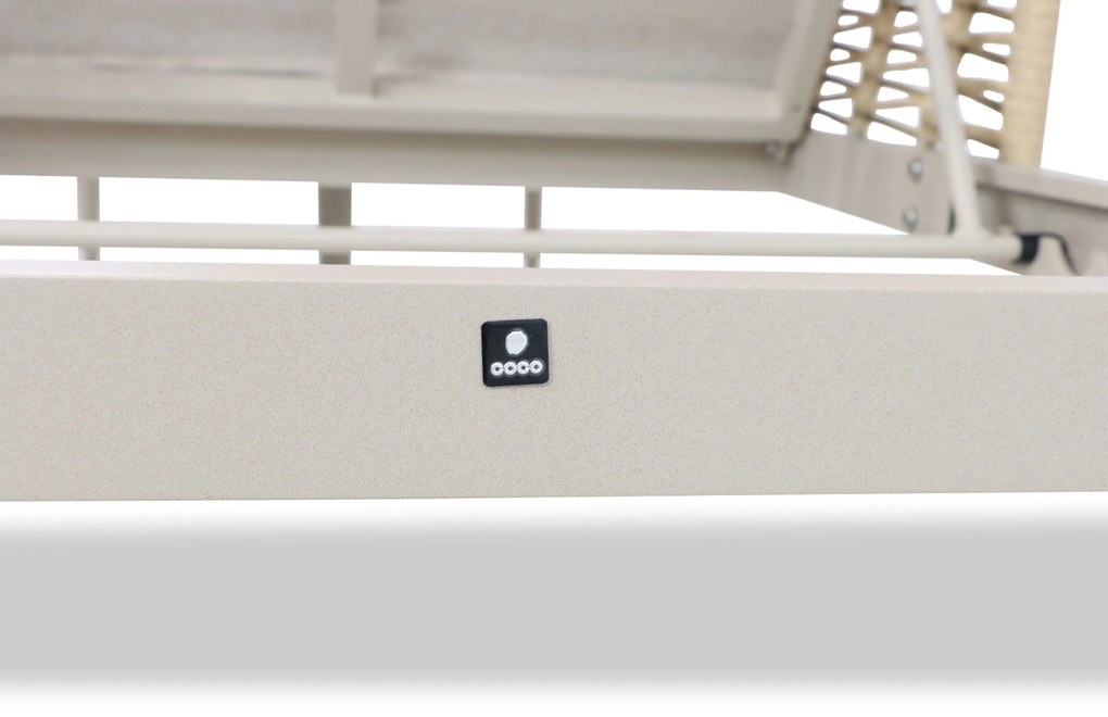 Coco Ibiza Ligbed Aluminium/wicker Taupe