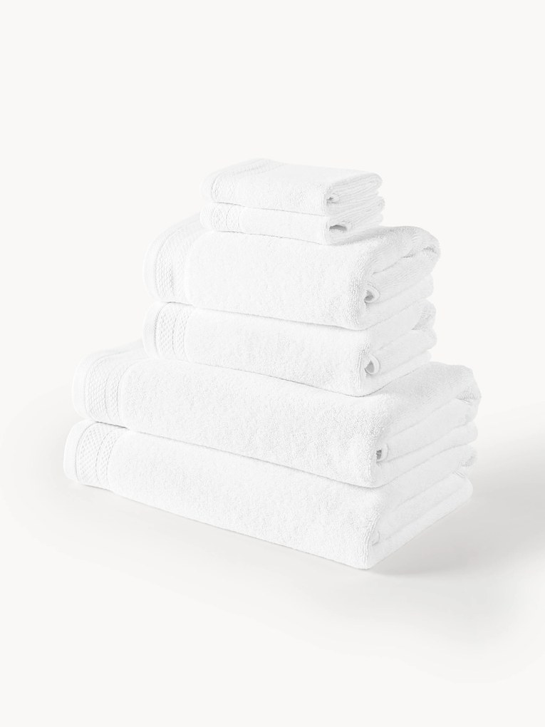 Premium handdoekenset van biokatoen, in verschillende setgroottes