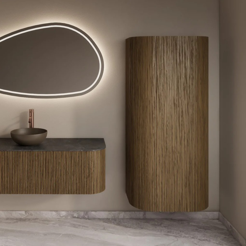 Gliss Design Alluro kolomkast 160cm castle brown