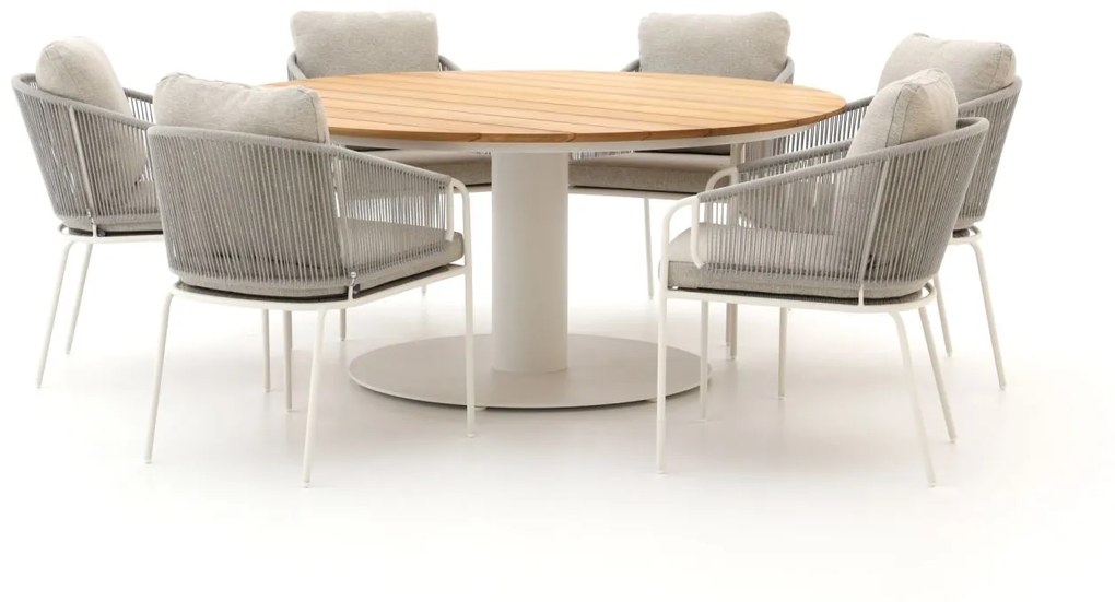 SUNS Revello/Grado Ø170cm dining tuinset 7-delig