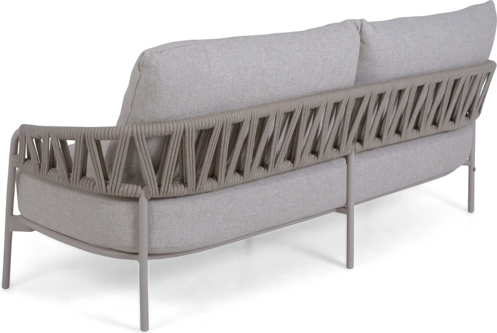 Stoel en Bank Loungeset 5 personen Rope Taupe  4 Seasons Outdoor Calma/Livo