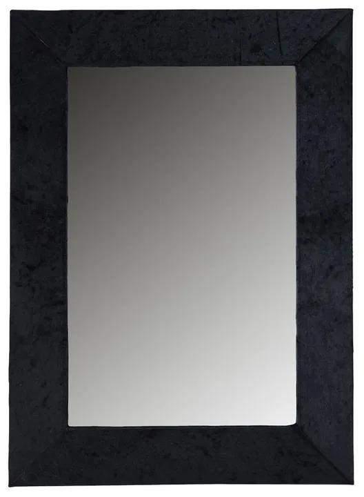 Spiegel fluweel - zwart - 50x70 cm