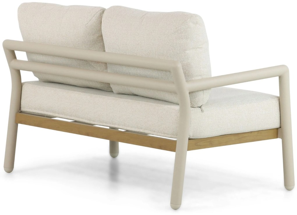 Hoek loungeset 5 personen Aluminium Taupe Santika Furniture Santika