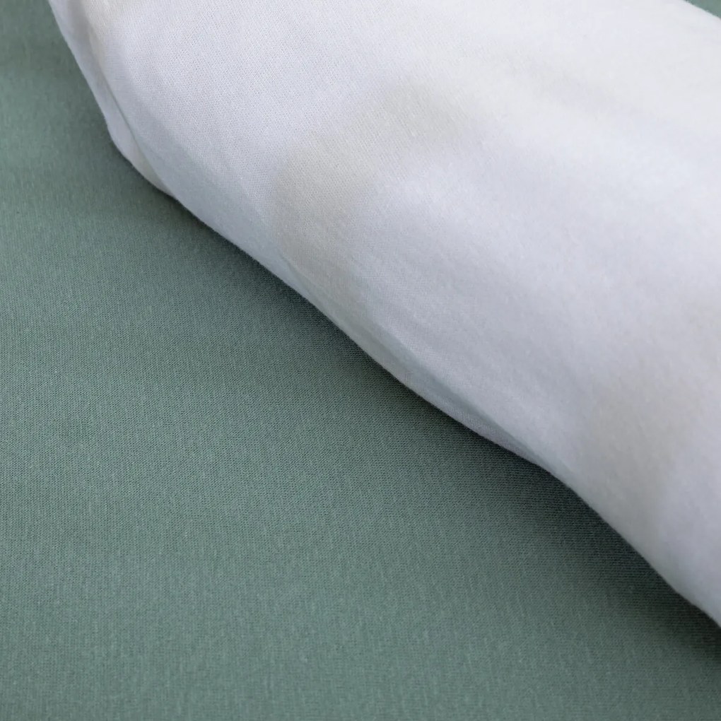 Set van 2 hoeslakens, uni katoen jersey, Scenario