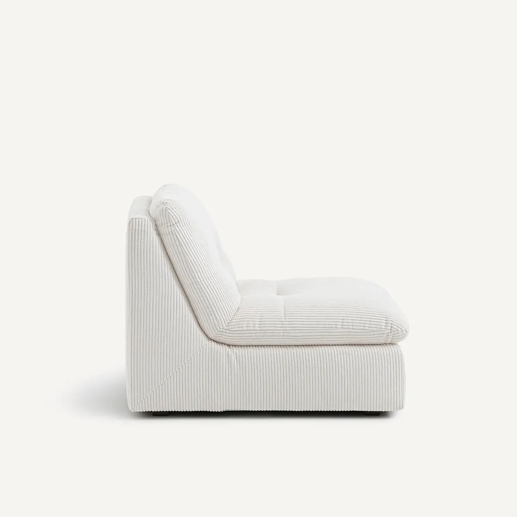 Modulaire bank van geribd polyester, Giuliano