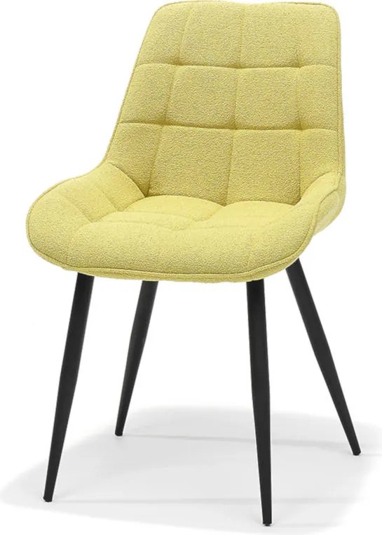 Eetkamerstoel - Loena - stof Teddy Geel