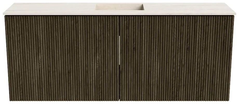 Mondiaz Joya DLux 100cm toiletmeubel shadow met wastafel faye midden 1 kraangat meli