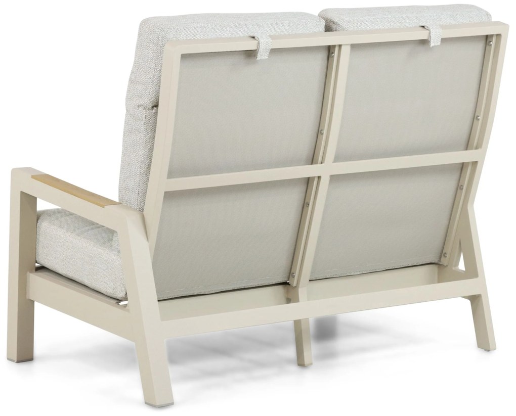 Hoek loungeset 5 personen Aluminium Taupe Lifestyle Garden Furniture Evora