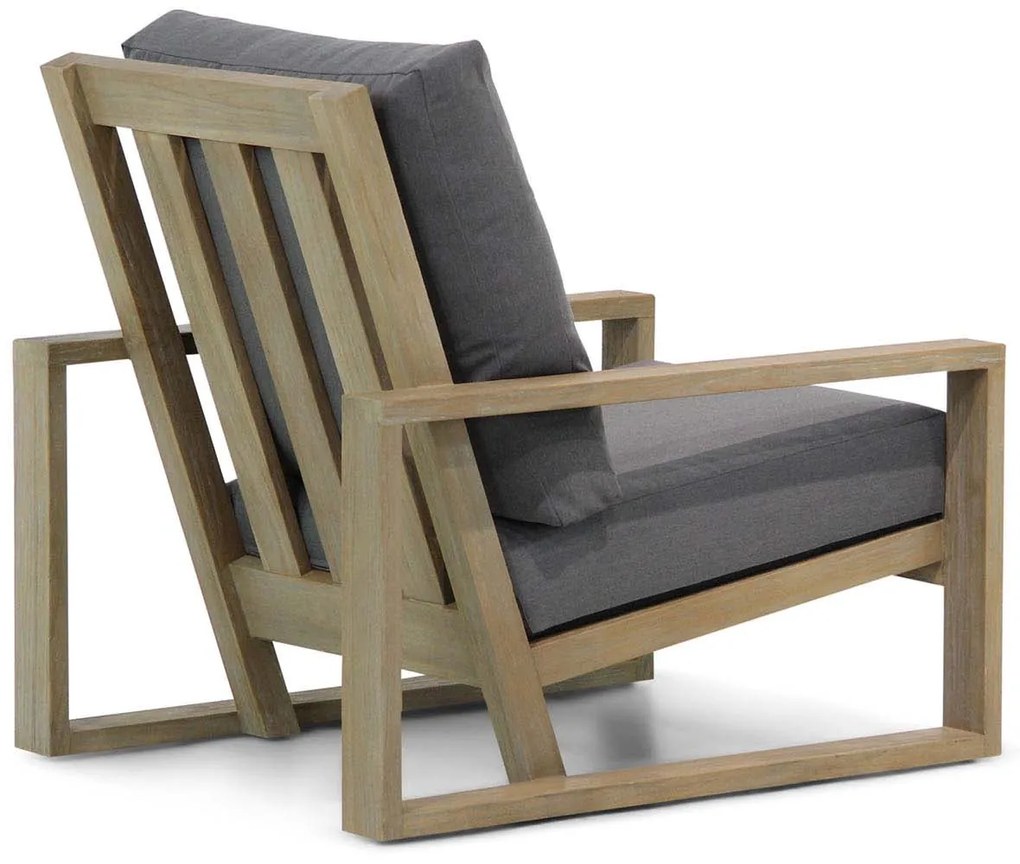 Stoel en Bank Loungeset 4 personen Teak Old teak greywash  Lifestyle Garden Furniture Pure Island