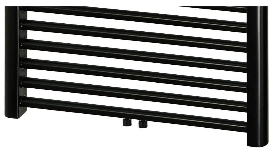 Haceka Gobi design radiator 162x59cm zwart, 6 punts