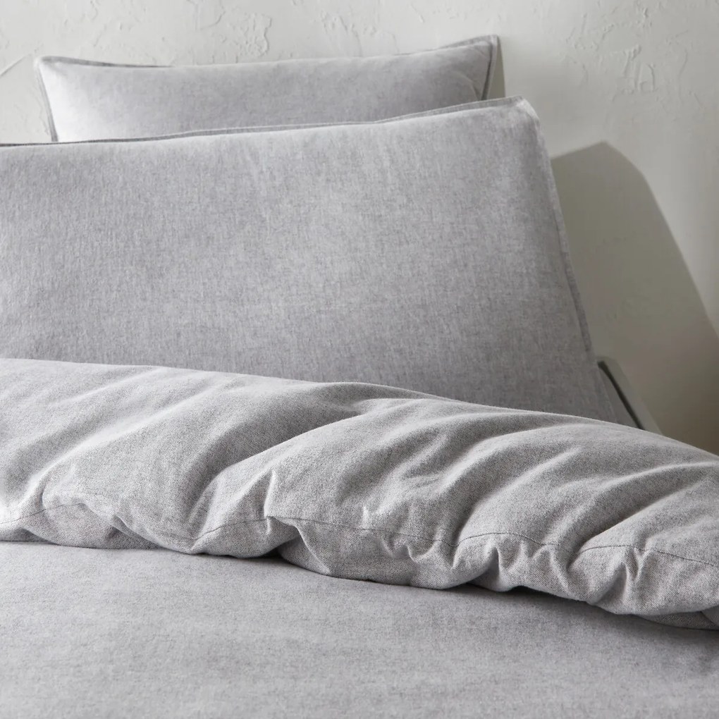 Kussensloop, katoenen chambray flanel, Clara