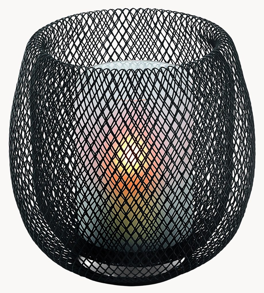 Metalen windlicht Mesh