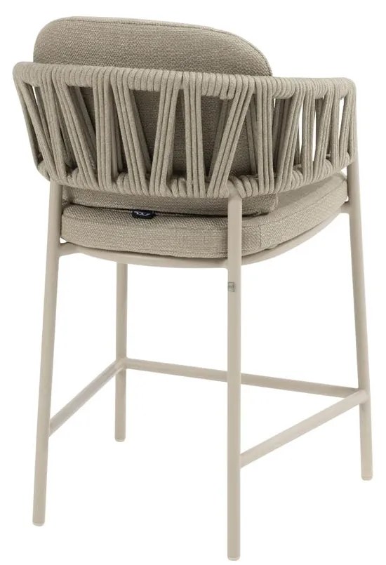 Taste by 4 Seasons Calma bar tuinset latte met Soho tafel BarsetTuinset   taupe weerbestendig