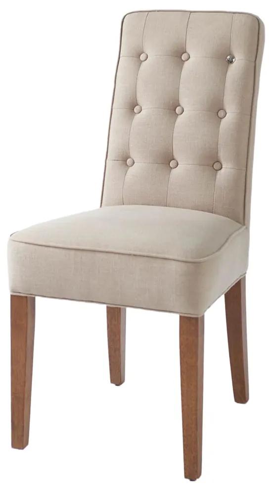 Rivièra Maison - Cape Breton Dining Chair, linen, flax - Kleur: beige