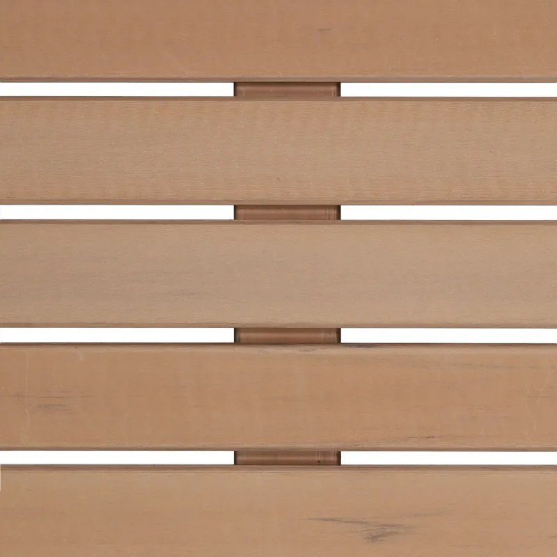 Terrastegel composiet 50 x 50 cm bruin gevlamd FSC (24 mm) massief
