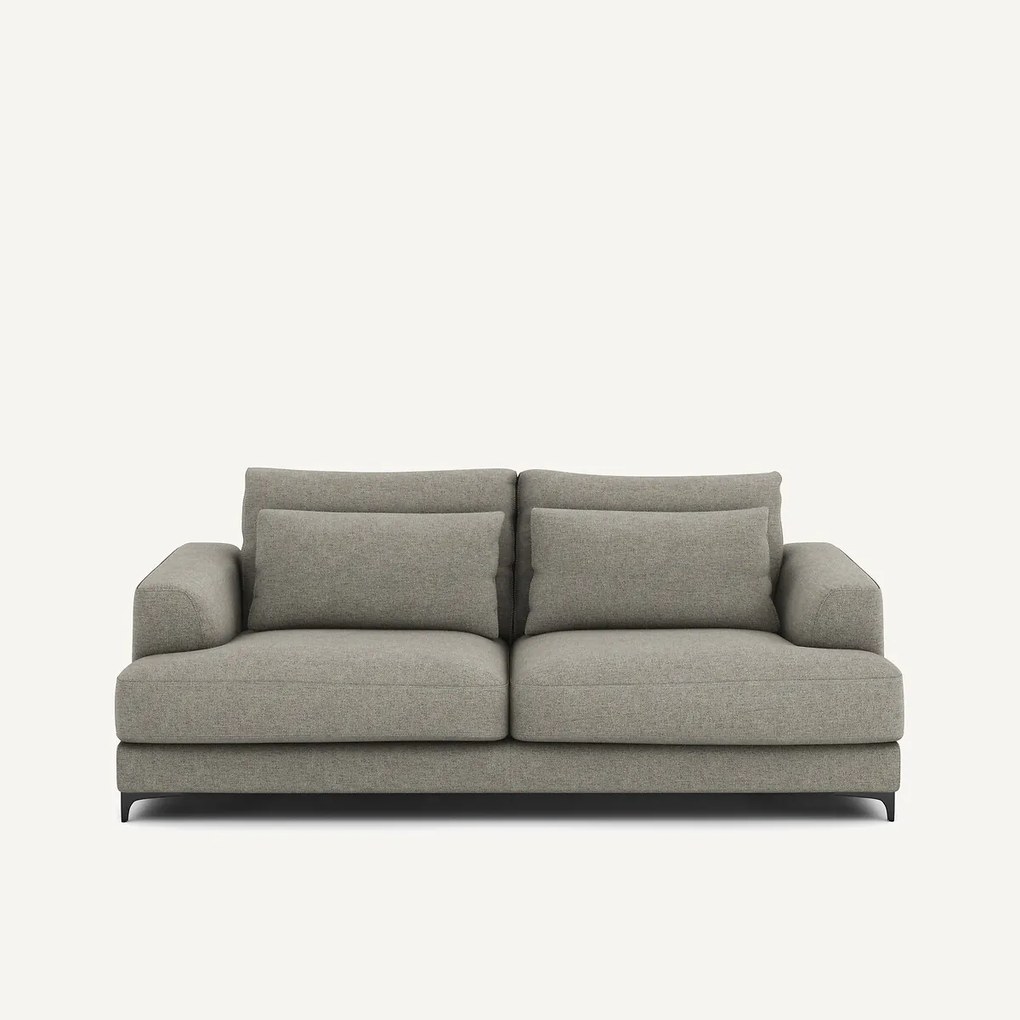 3-zits slaapbank met textuur linnen viscose, Marsile