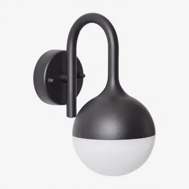 Uveron Aluminium Led Buitenwandlamp Zwart - Sklum