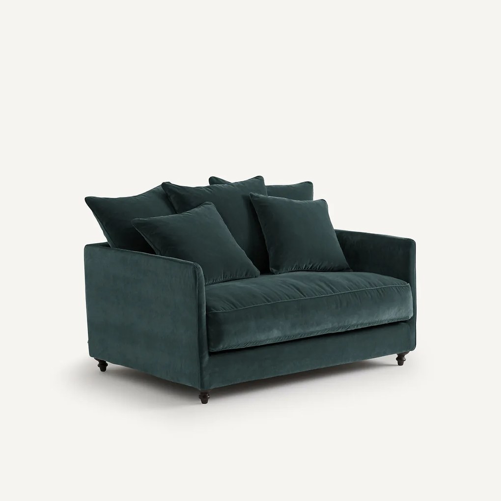 2-zits omvormbare zetel van fluweel, Lazare