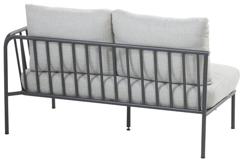 4 Seasons Outdoor Figaro 4-persoons loungebank Tuinbank antraciet weerbestendig