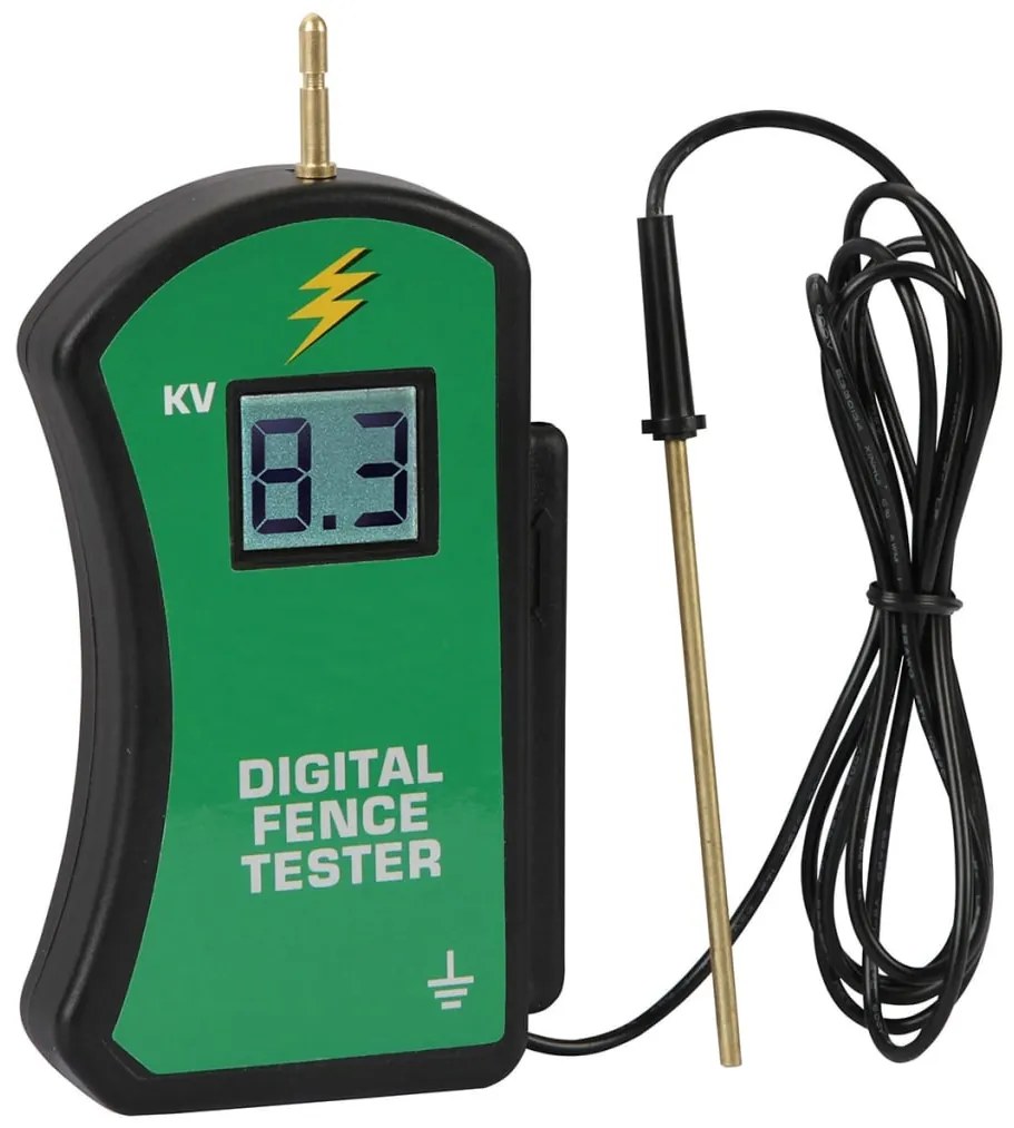Kerbl Schrikdraad hek tester 9900 V zwart en groen 441229