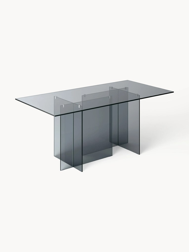 Glazen eettafel Anouk, 180 x 90 cm