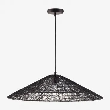 Benilde Ijzeren Plafondlamp Ø65 Cm Zwart - Sklum