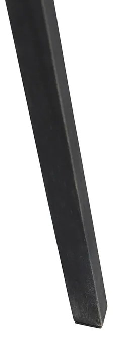 Landelijke vloerlamp tripod zwart - Tripod Classic