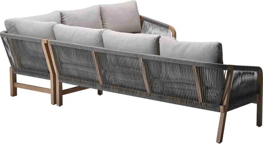 Garden Impressions Alora lounge dining set 2-delig rechts - grey sand