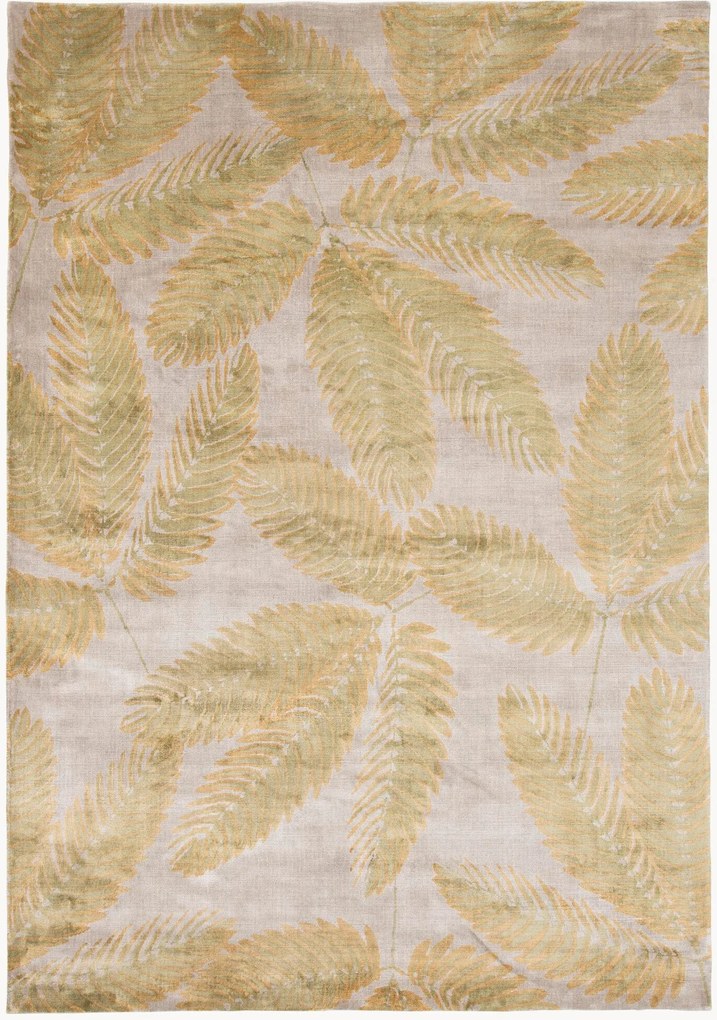 Handgeknoopt laagpolig viscose vloerkleed Ambrosia