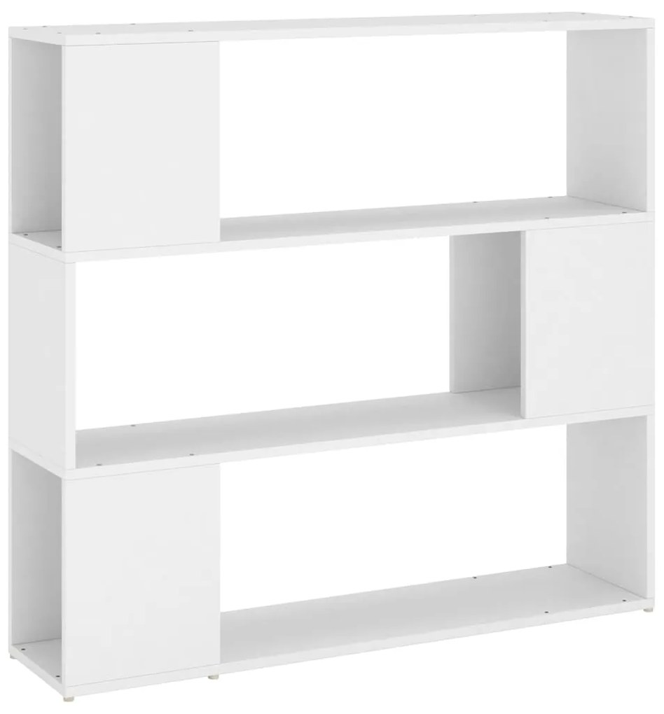 vidaXL Boekenkast/kamerscherm 100x24x94 cm wit