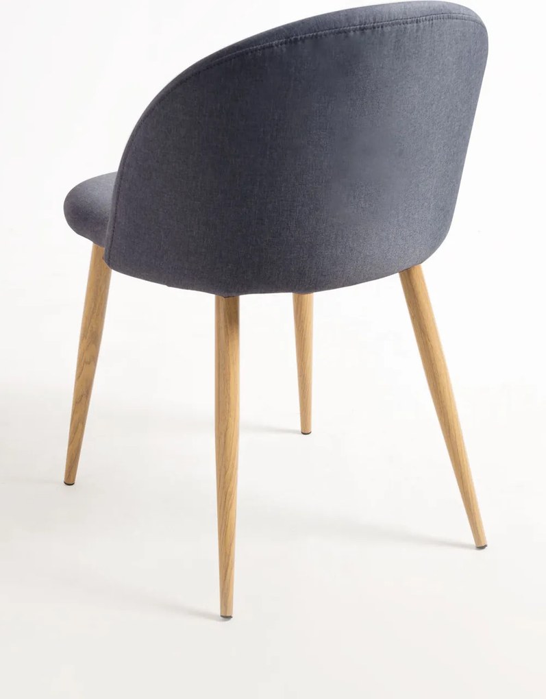 Pak 4 Vint Stoffen Stoelen