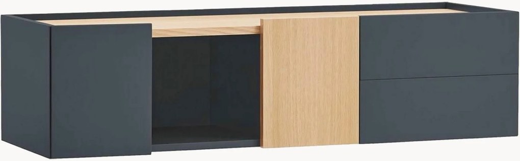 Houten wand-lowboard Otto