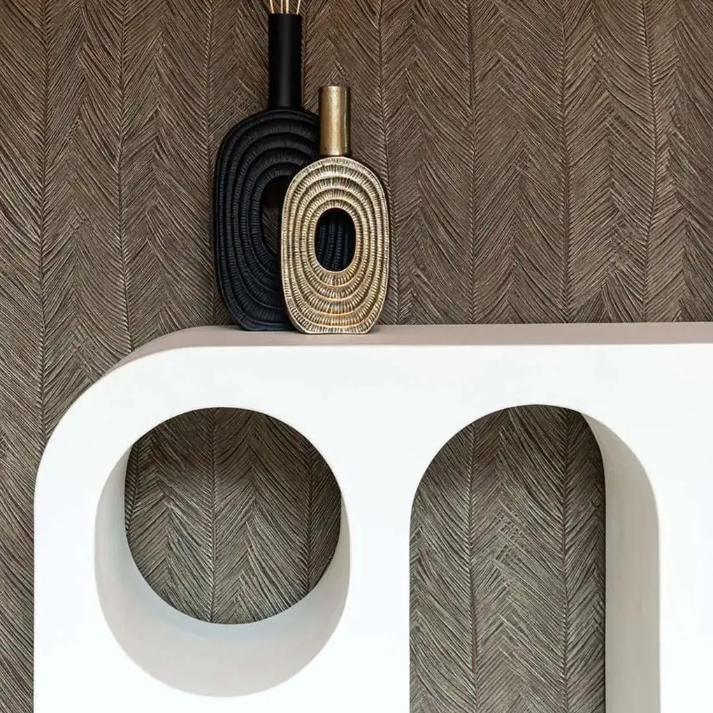 Richmond Interiors Bloomstone Design Wandtafel Organisch Wit - 150 X 35cm.