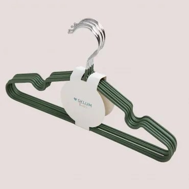 6-delige Set Metalen Hangers Anttal Kids Green Grass - Sklum