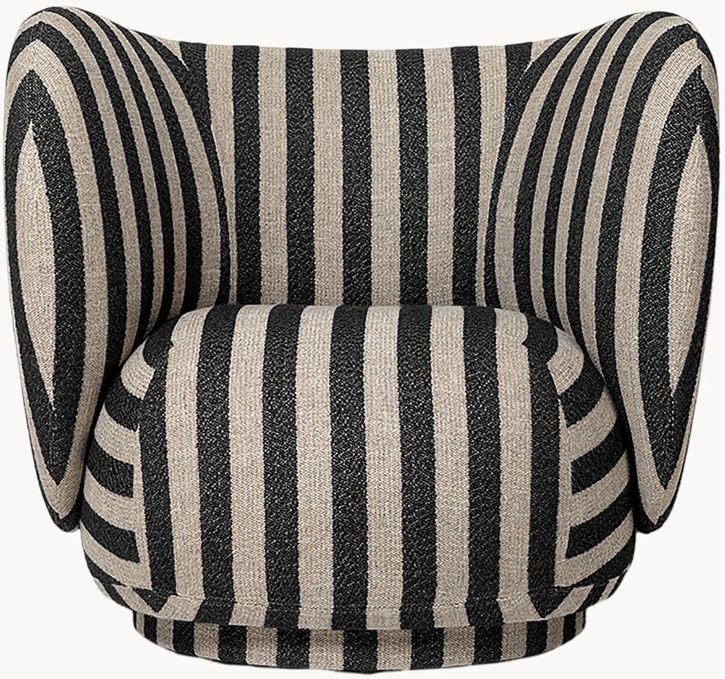 Handgetufte loungefauteuil Rico