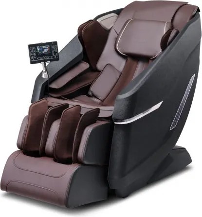 VEVOR Massagestoel met Flexibele SL Rail, 3D Full Body Shiatsu Massager, Zero Gravity, 10 tot 18 Automatische Standen, Verwarming, Bluetooth Speaker, Luchtkussen en Touchscreen 150 kg