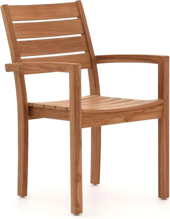 + 10% kassakorting | Dining tuinstoel | Sunyard  Liverpool | Hout | Natural Teak | Stapelbaar | Kees Smit Tuinmeubelen